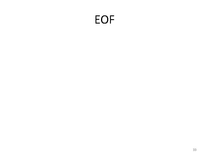 EOF 33 