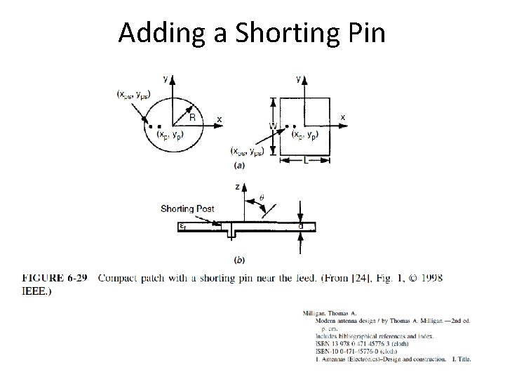 Adding a Shorting Pin 