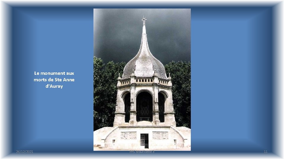 Le monument aux morts de Ste Anne d'Auray 26/12/2021 PPS Mauricette 3 11 