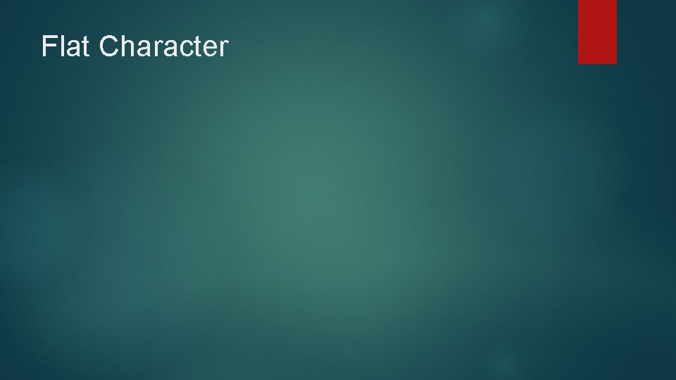 Flat Character 