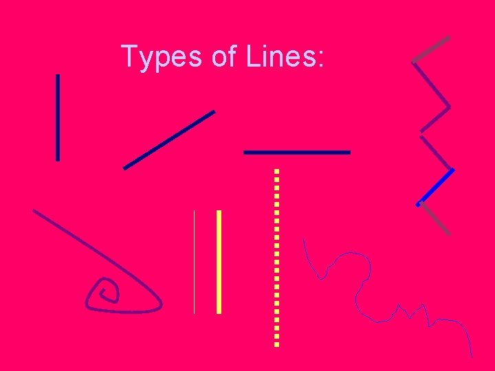 Types of Lines: 