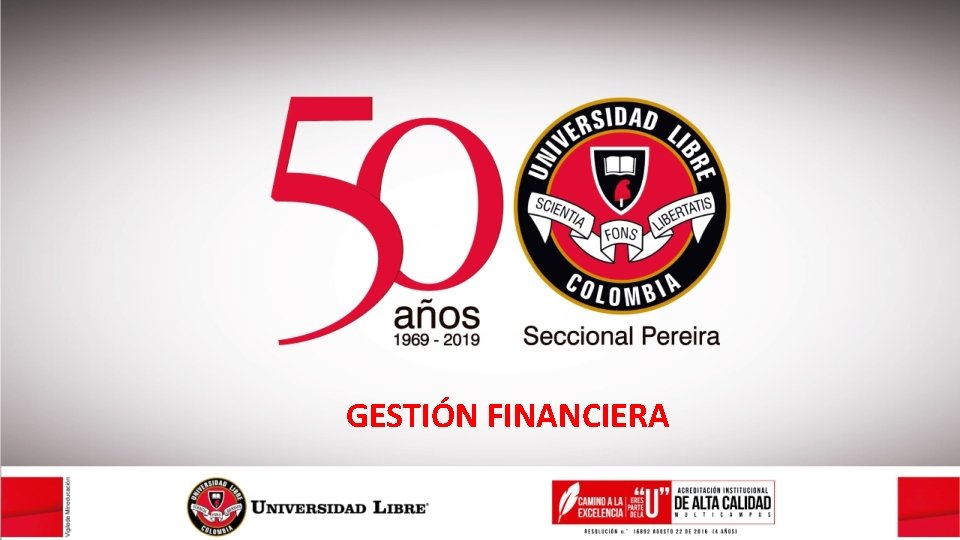 GESTIÓN FINANCIERA 