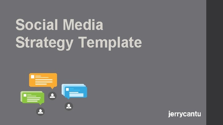 Social Media Strategy Template How to Use This