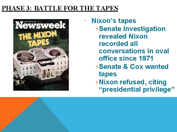 THE WATERGATE SCANDAL TASK ANALYZE THIS CARTOON IN