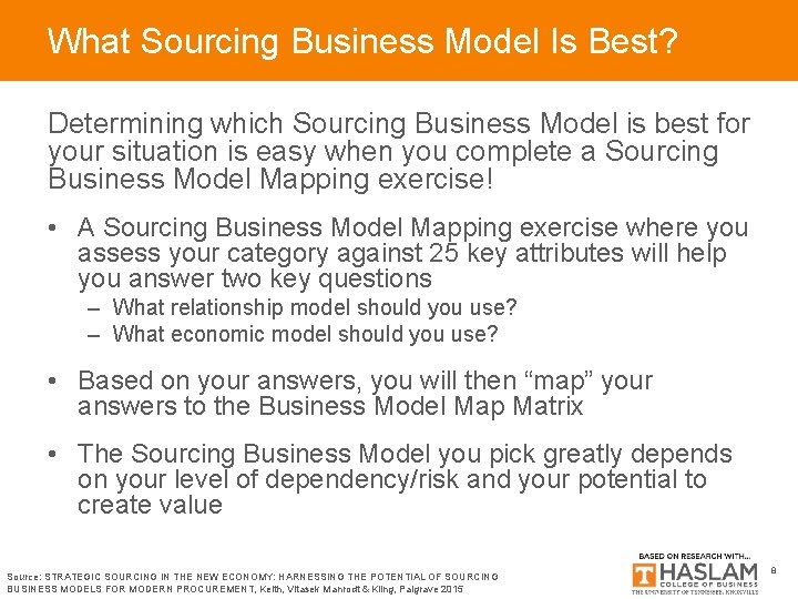 What Sourcing Business Model Is Best? Determining which Sourcing Business Model is best for