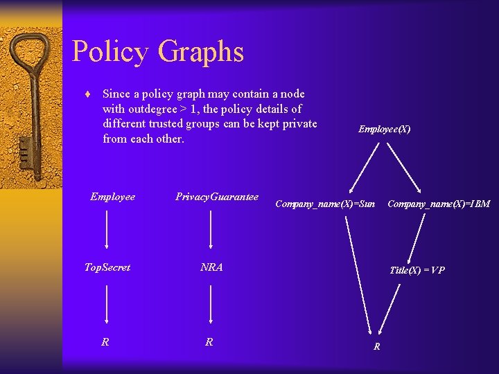 Policy Graphs ¨ Since a policy graph may contain a node with outdegree >