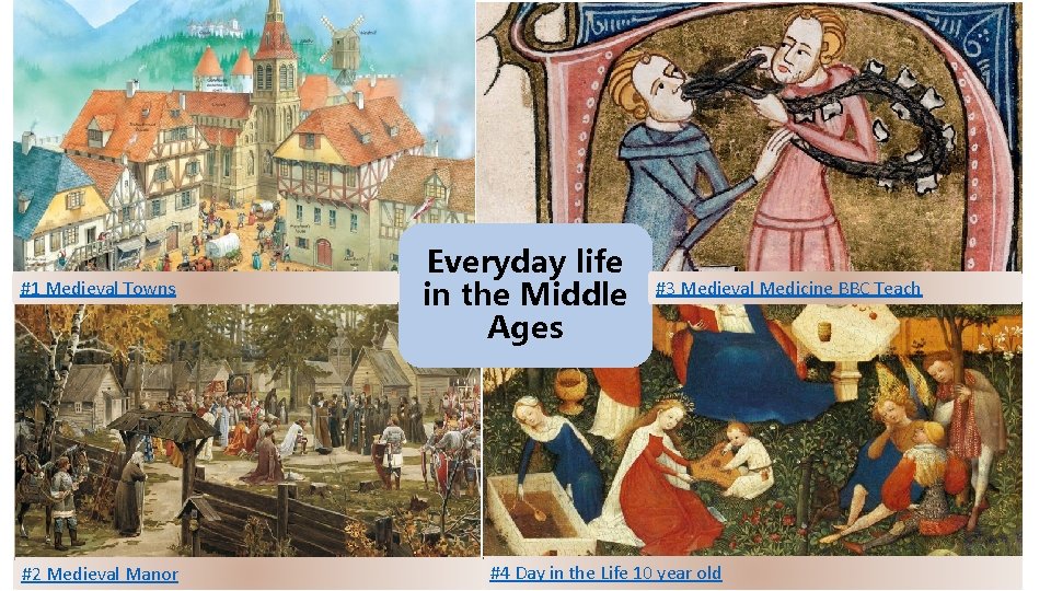 #1 Medieval Towns #2 Medieval Manor Everyday life in the Middle Ages #3 Medieval