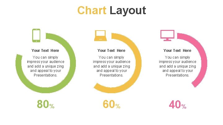 Chart Layout Your Text Here You can simply impress your audience and add a