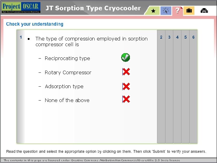 JT Sorption Type Cryocooler • The type of compression employed in sorption compressor cell