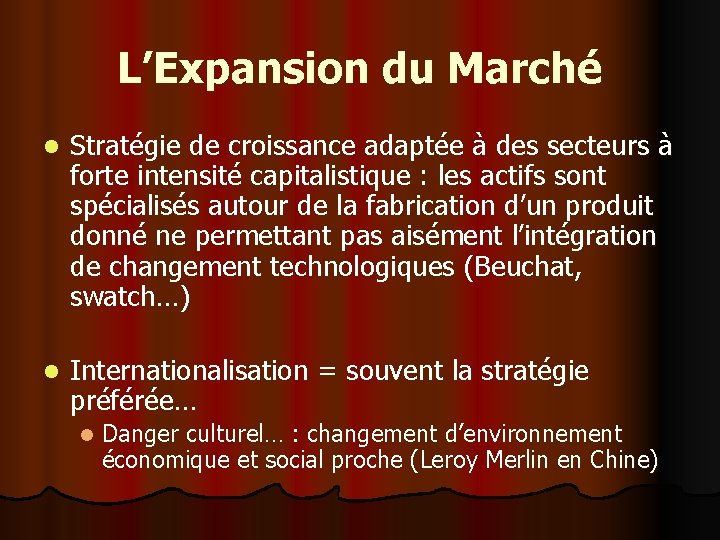 L’Expansion du Marché l Stratégie de croissance adaptée à des secteurs à forte intensité