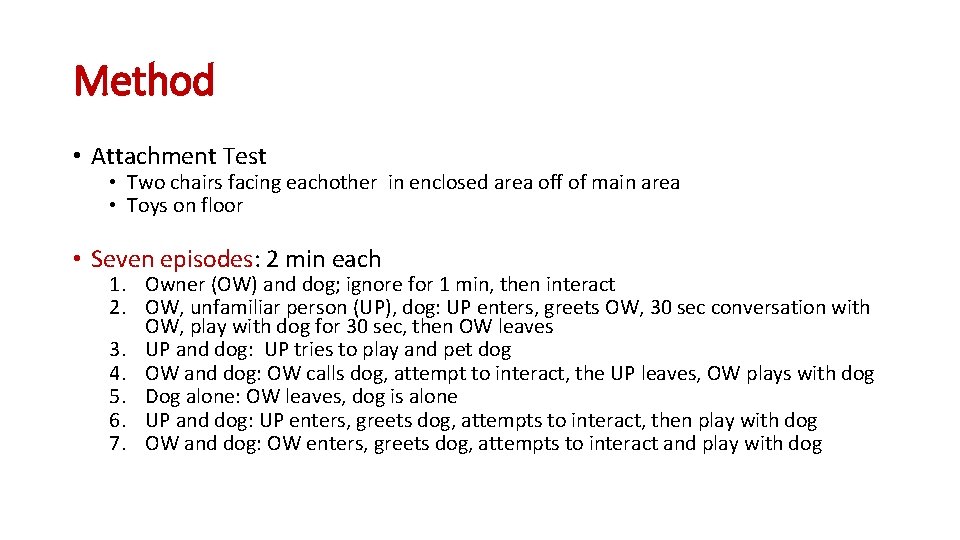 Method • Attachment Test • Two chairs facing eachother in enclosed area off of Method • Attachment Test • Two chairs facing eachother in enclosed area off of