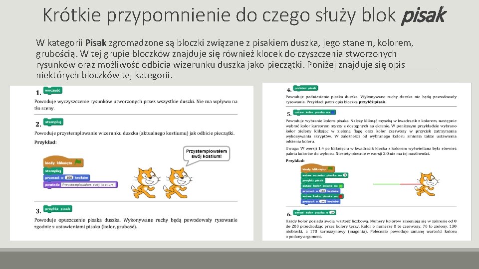 Krótkie przypomnienie do czego służy blok pisak W kategorii Pisak zgromadzone są bloczki związane