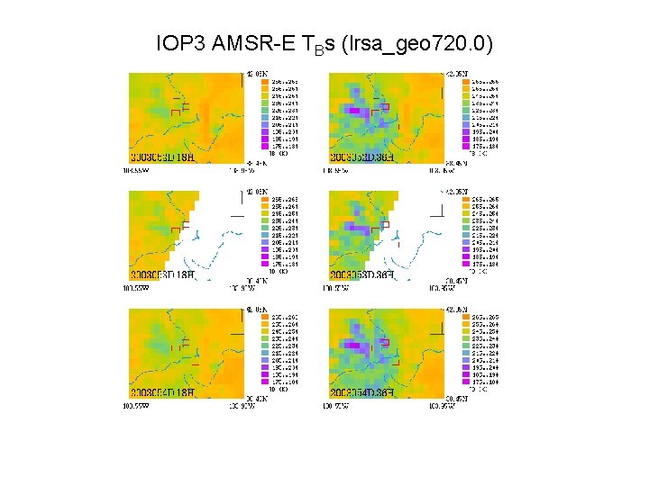 IOP 3 AMSR-E TBs (lrsa_geo 720. 0) 