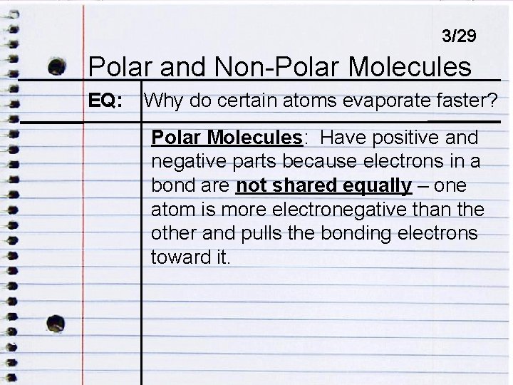 UNIT 5 2 FORMS AND FUNCTION OF COVALENT