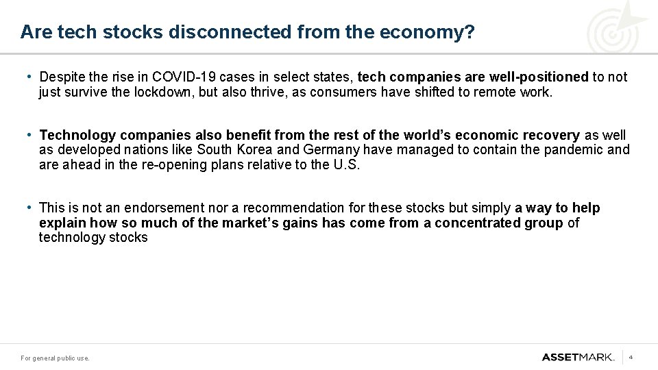 Are tech stocks disconnected from the economy? • Despite the rise in COVID-19 cases