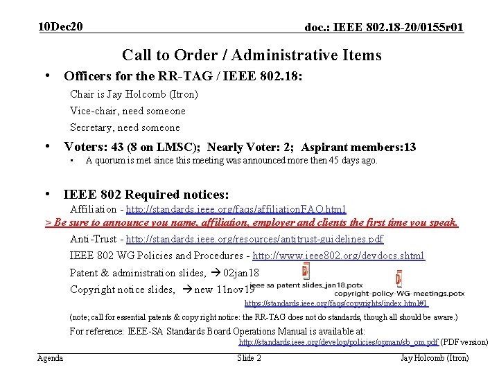 10 Dec 20 doc IEEE 802 18 200155