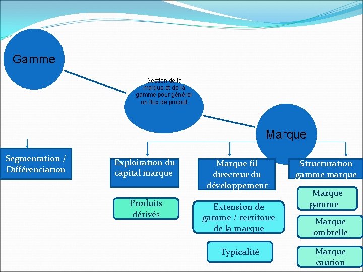 Gamme Gestion de la marque et de la gamme pour générer un flux de Gamme Gestion de la marque et de la gamme pour générer un flux de