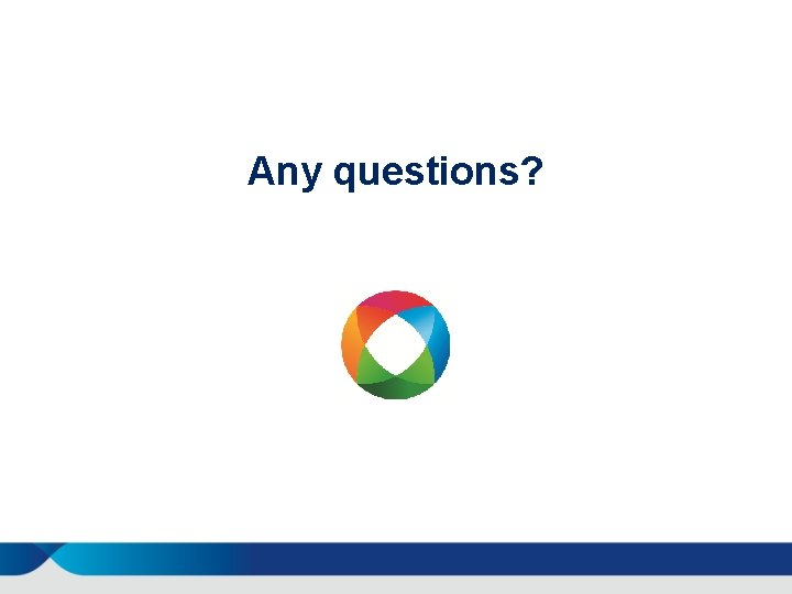 Any questions? 