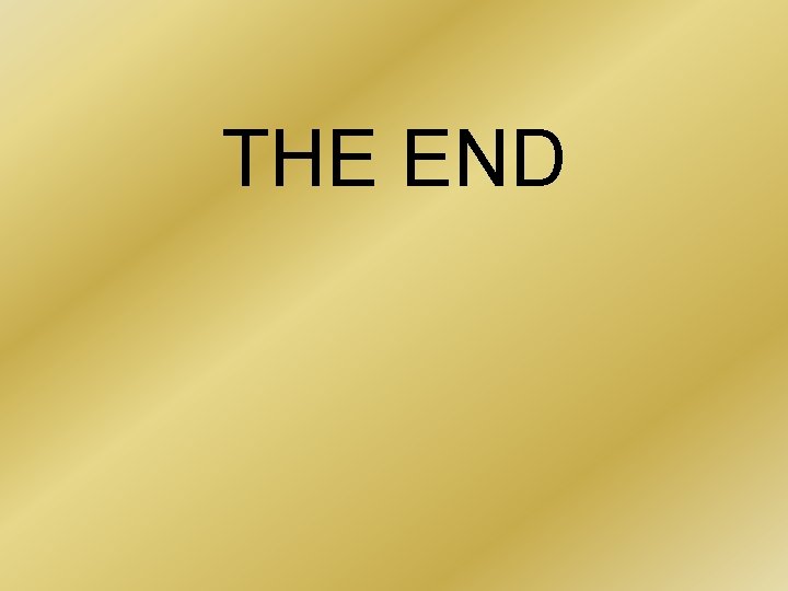 THE END 