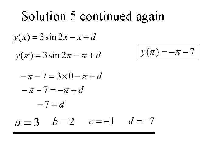 Solution 5 continued again 