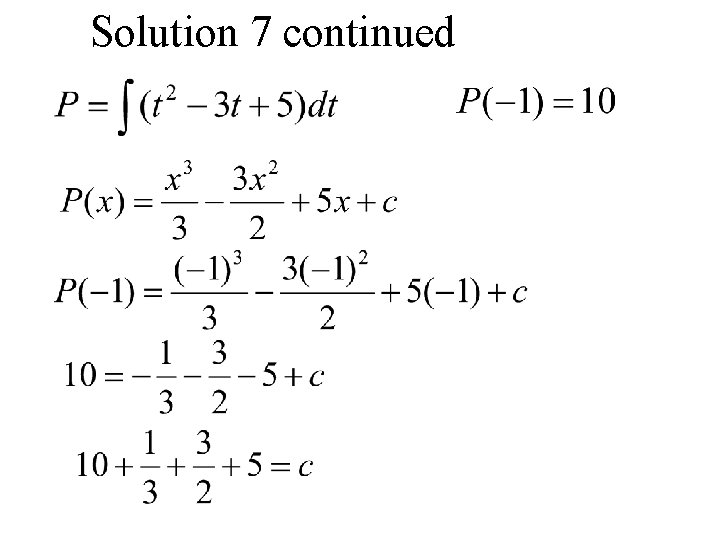 Solution 7 continued 