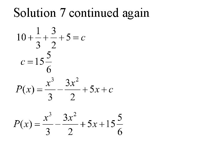 Solution 7 continued again 