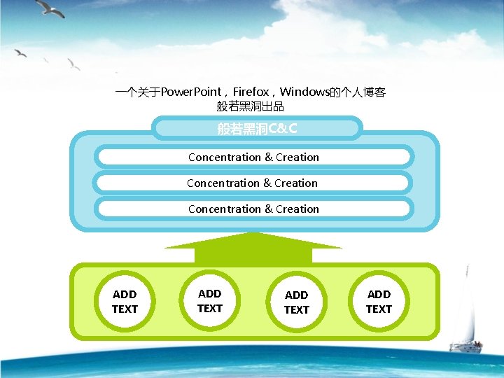 一个关于Power. Point，Firefox，Windows的个人博客 般若黑洞出品 般若黑洞C&C Concentration & Creation ADD TEXT 