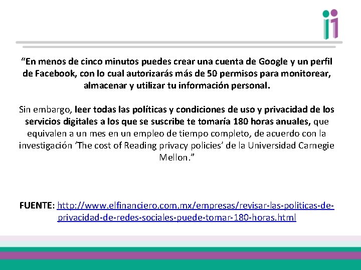 “En menos de cinco minutos puedes crear una cuenta de Google y un perfil