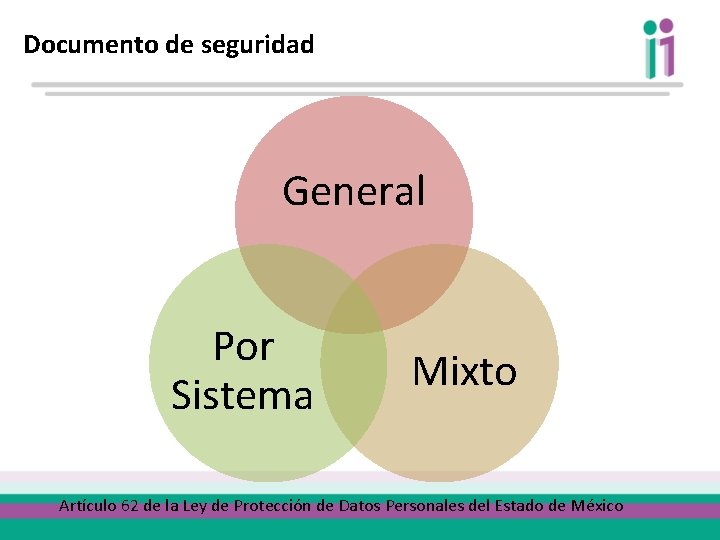 Documento de seguridad General Por Sistema Mixto Artículo 62 de la Ley de Protección