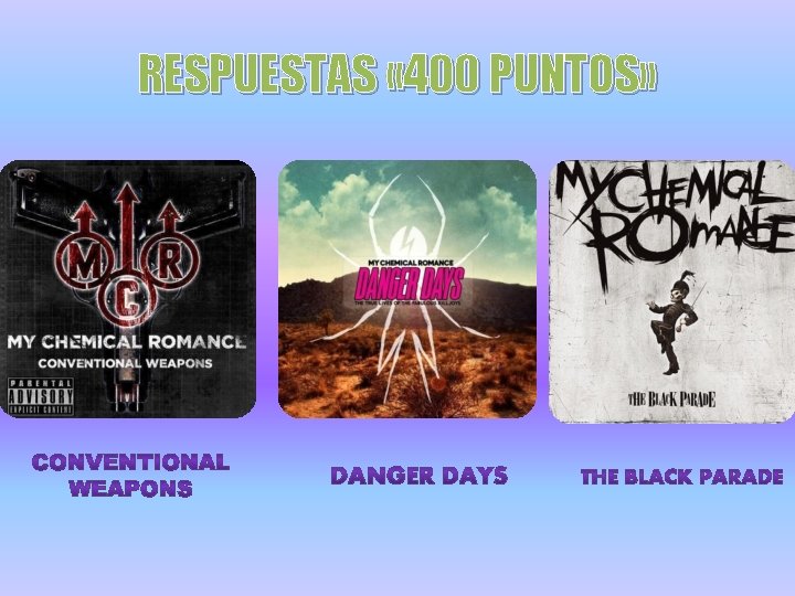 RESPUESTAS « 400 PUNTOS» 