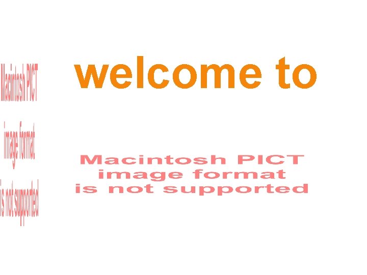 welcome to 