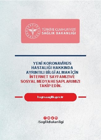 YENİ KORONAVİRÜS HASTALIĞI HAKKINDA AYRINTILI BİLGİ ALMAK İÇİN İNTERNET SAYFAMIZI VE SOSYAL MEDYA HESAPLARIMIZI