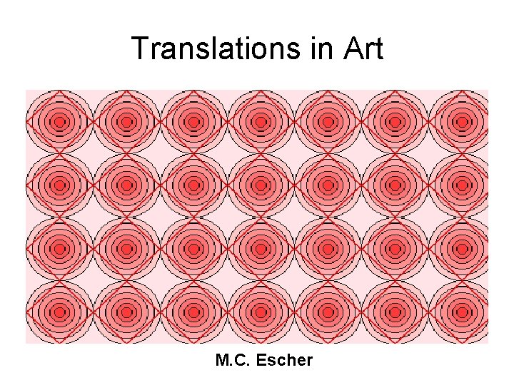 Translations in Art M. C. Escher 