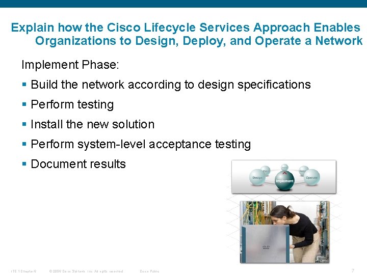 Explain how the Cisco Lifecycle Services Approach Enables Organizations to Design, Deploy, and Operate