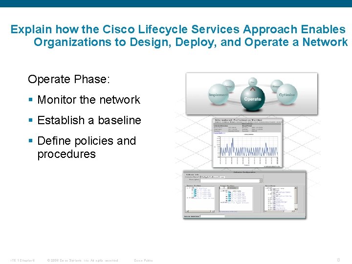 Explain how the Cisco Lifecycle Services Approach Enables Organizations to Design, Deploy, and Operate