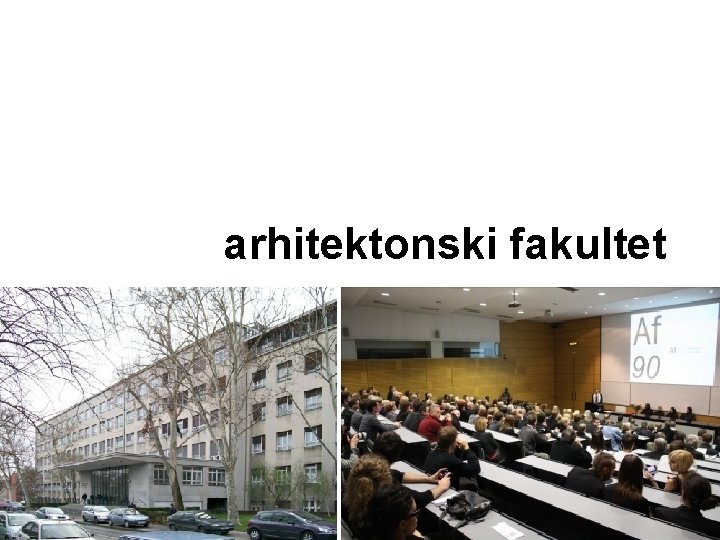 arhitektonski fakultet 