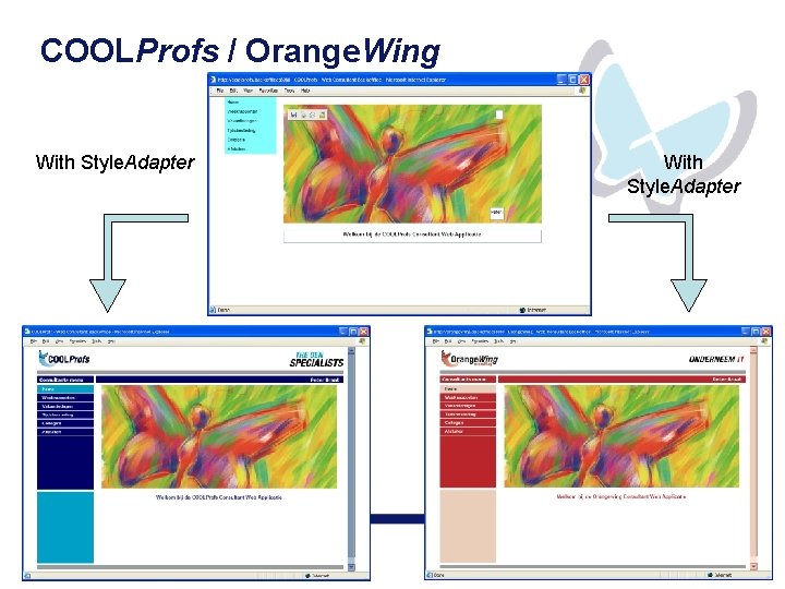 COOLProfs / Orange. Wing With Style. Adapter 