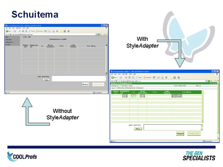 Schuitema With Style. Adapter Without Style. Adapter 