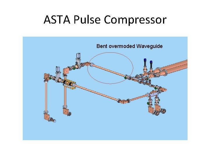 ASTA Pulse Compressor Bent overmoded Waveguide 