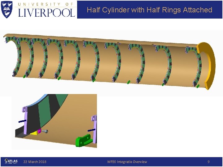 Half Cylinder with Half Rings Attached 22 March 2018 WP 20 Integratio Overview 9