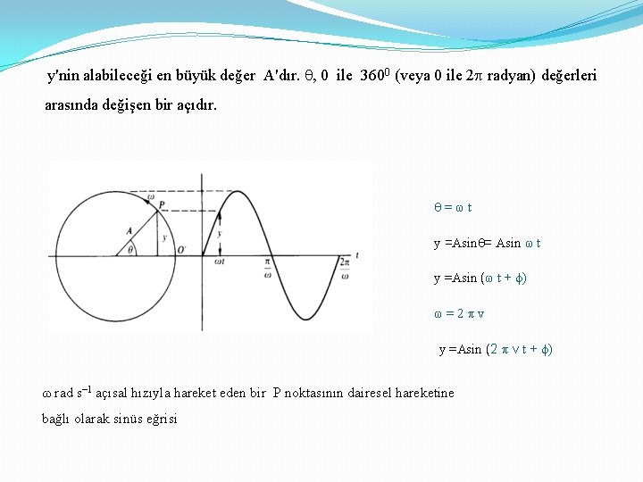 y'nin alabileceği en büyük değer A'dır. , 0 ile 3600 (veya 0 ile 2