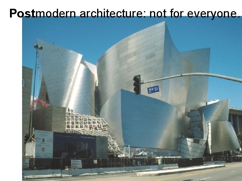 Postmodern architecture: not for everyone… 