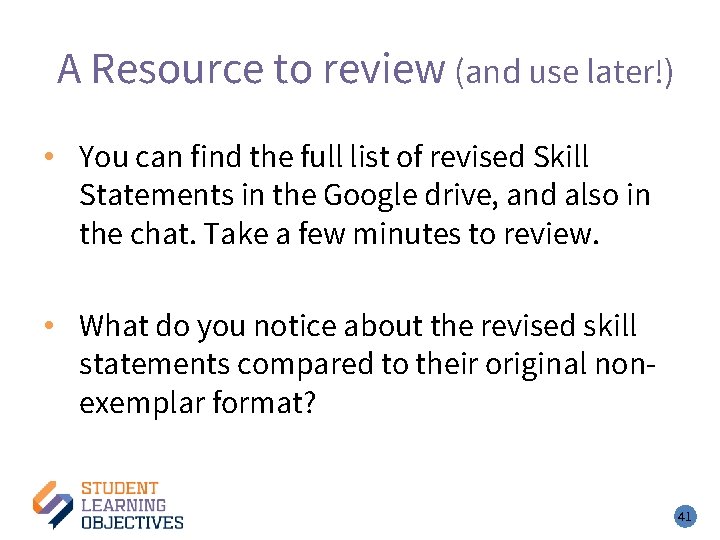 A Resource to review (and use later!) • You can find the full list