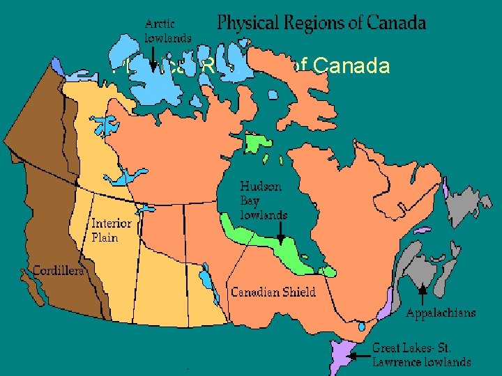 Physical Regions of Canada 
