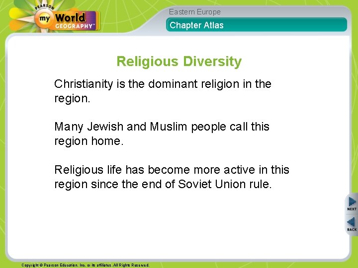 Eastern Europe Chapter Atlas Religious Diversity Christianity is the dominant religion in the region.