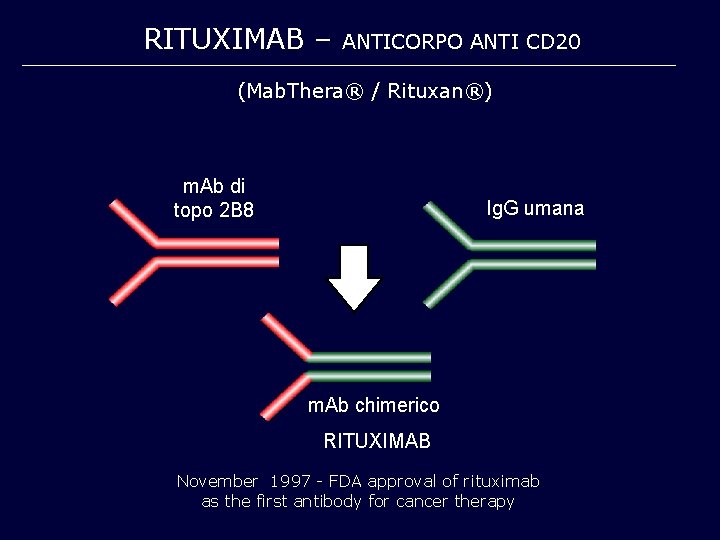 RITUXIMAB – ANTICORPO ANTI CD 20 (Mab. Thera® / Rituxan®) m. Ab di topo