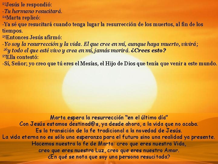 Jess es revelacin del Dios de la Vida
