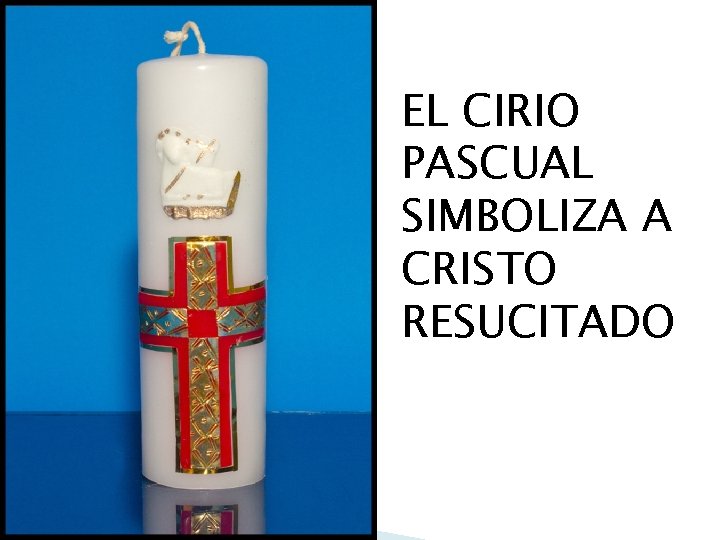 EL CIRIO PASCUAL SIMBOLIZA A CRISTO RESUCITADO 