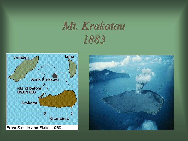 Mt. Krakatau 1883 