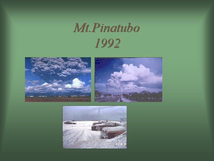 Mt. Pinatubo 1992 